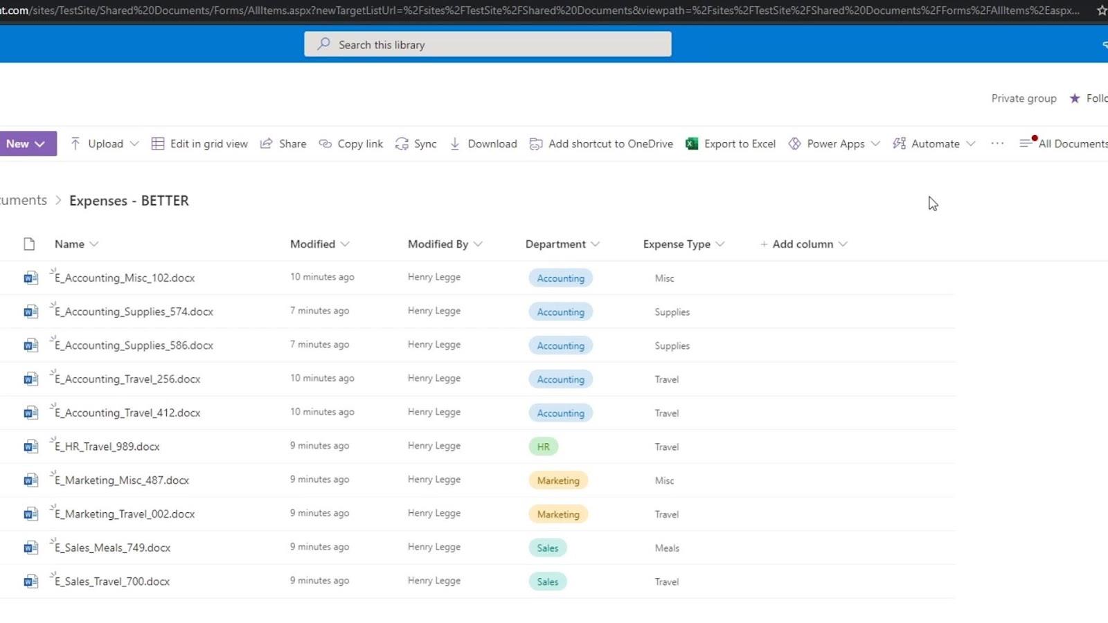 Agregar metadatos en SharePoint usando columnas Agregar metadatos en SharePoint usando columnas
