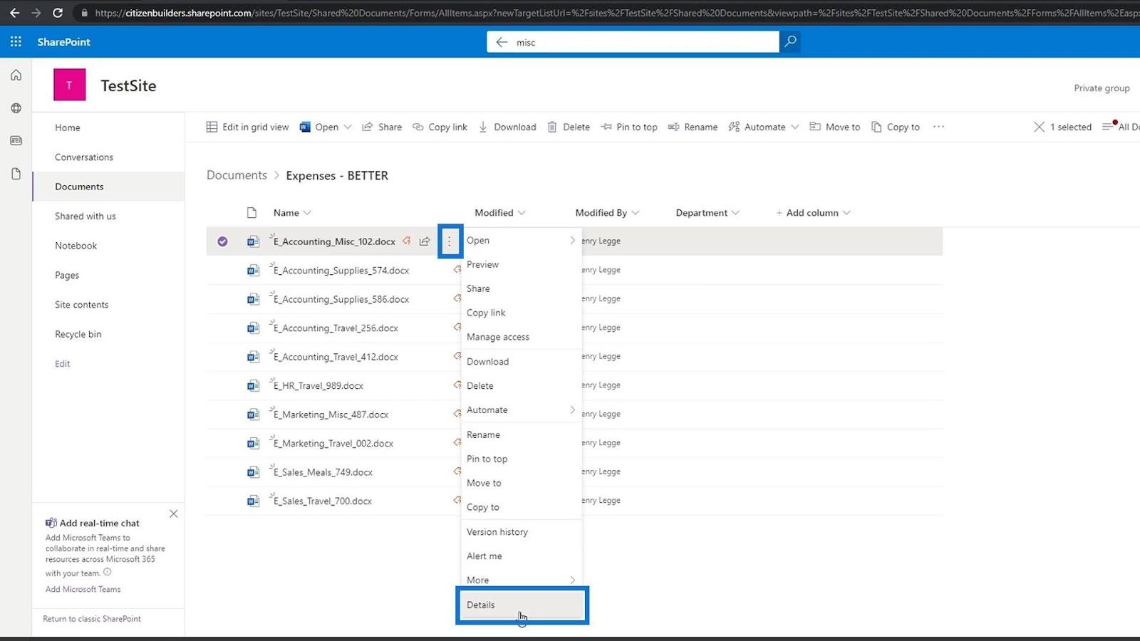 Agregar metadatos en SharePoint usando columnas Agregar metadatos en SharePoint usando columnas