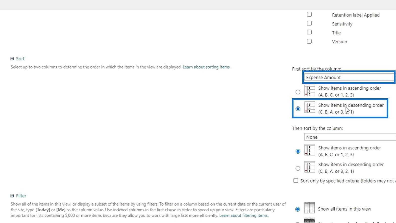 MS SharePoint ビュー |  作成と保存