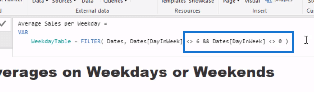 在 LuckyTemplates 中計算平均值：使用 DAX 分離工作日或週末結果