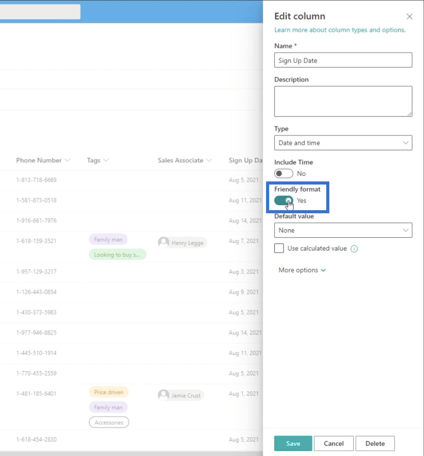 SharePoint の計算列 |  概要