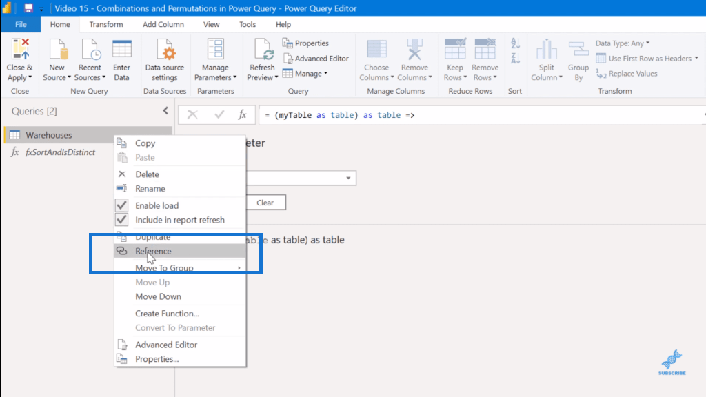 LuckyTemplates で Power Query を使用した組み合わせ分析
