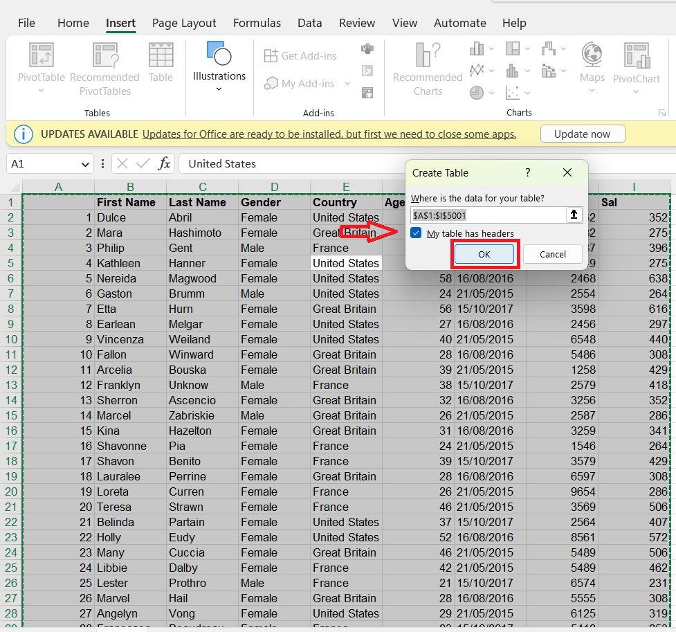 Excel ファイルのサイズを減らす方法 – 6 つの効果的な方法