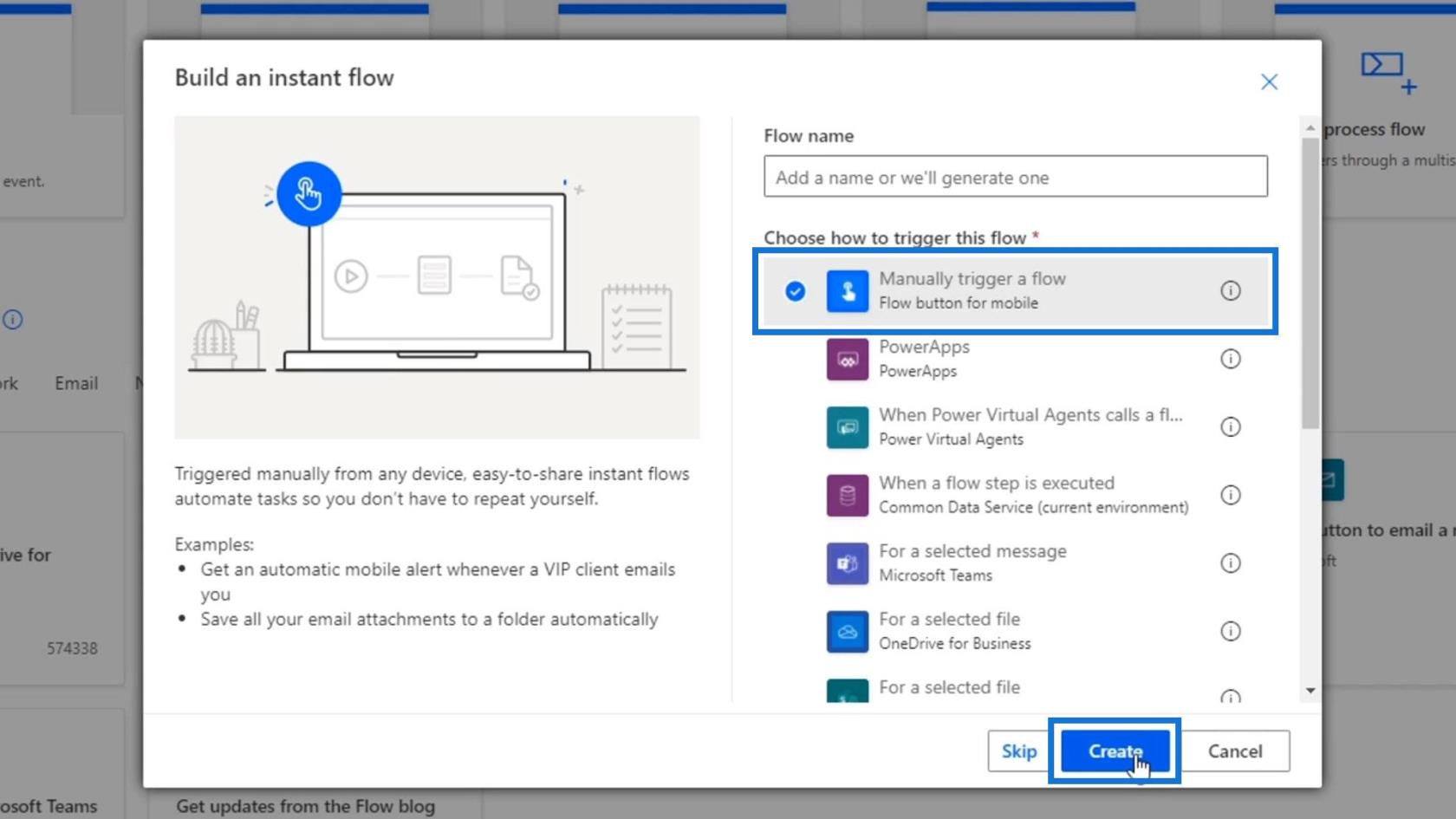 Microsoft Power Automate 中的工作流輸入