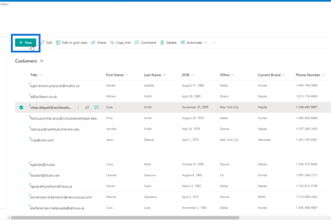 2 つの方法による SharePoint 列の検証