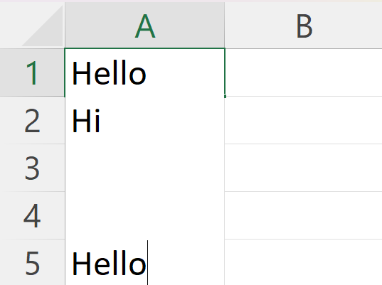 Excelのセルに複数行を追加する方法(3つの簡単な方法)