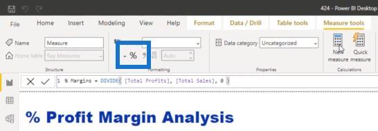 使用 DAX 在 LuckyTemplates 中計算百分比保證金