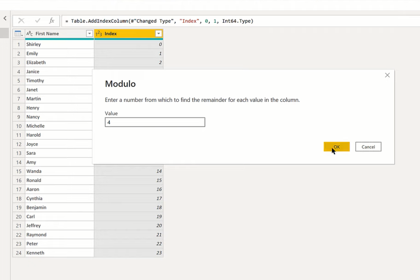 Fonctions LuckyTemplates Modulo et Integer-Divide DAX