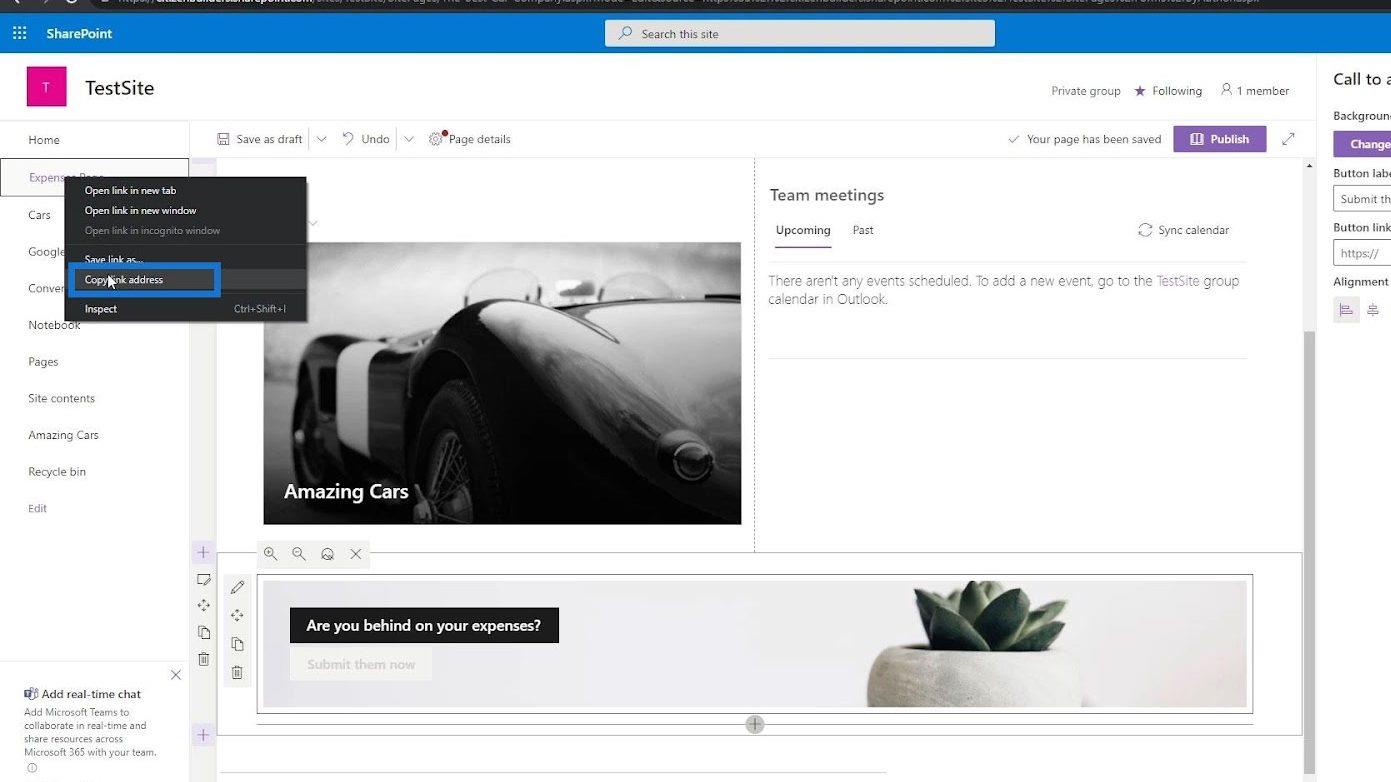 Übersicht und Erstellung der SharePoint-Homepage