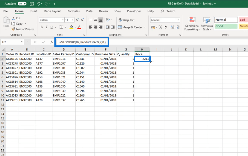 LuckyTemplates et Excel : différence dans les formules DAX