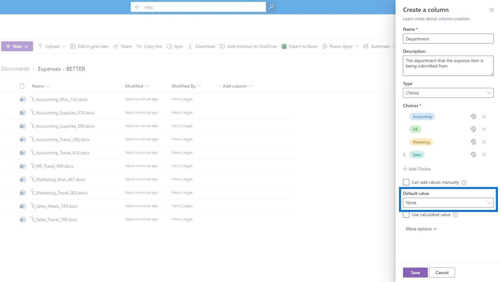 Agregar metadatos en SharePoint usando columnas Agregar metadatos en SharePoint usando columnas