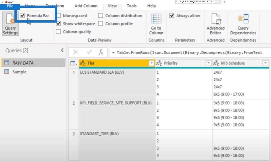 LuckyTemplates 列拆分 Power Query 教程：如何在 LuckyTemplates 中拆分多行 Excel 單元格