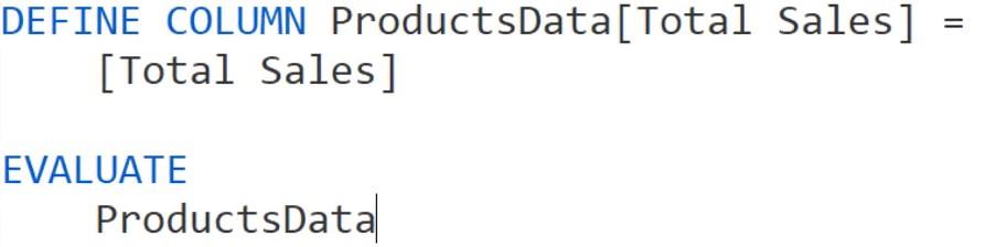 表格編輯器內的 DAX 編碼 3