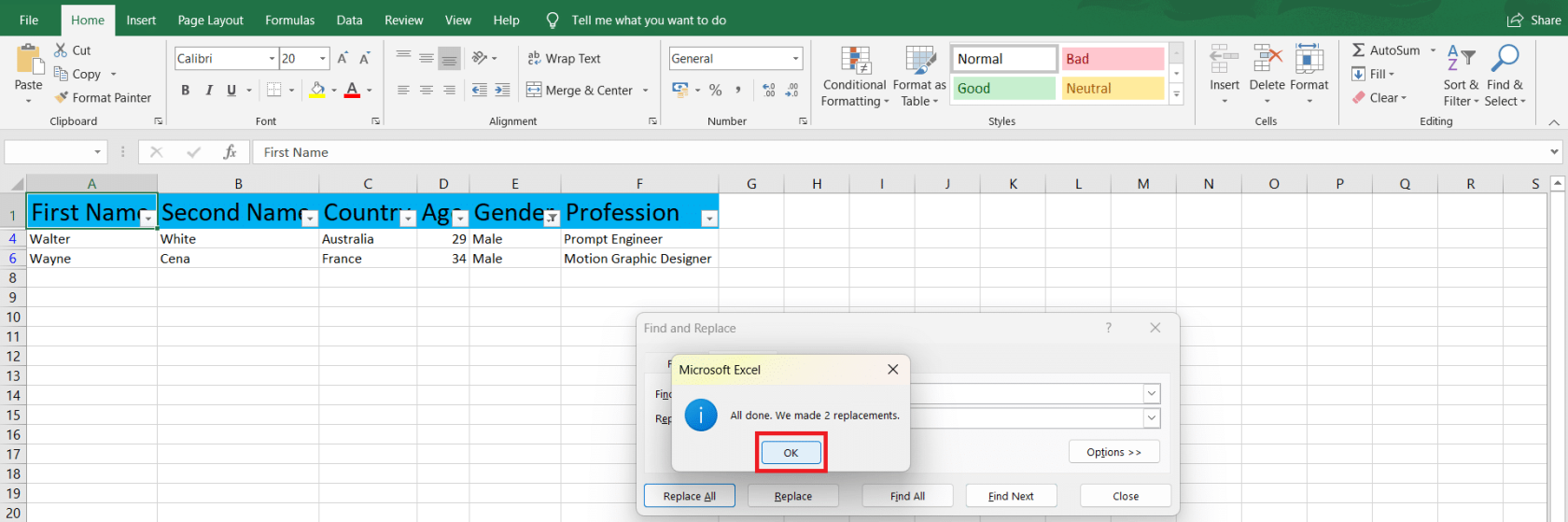 Excel で矛盾を見つける – 5 つの簡単なテクニックの説明