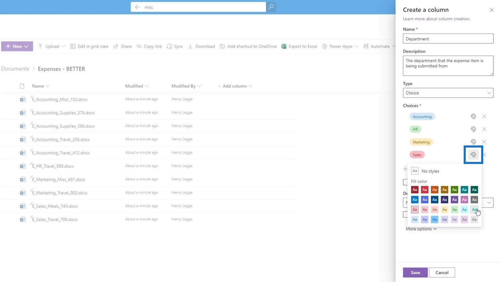 Agregar metadatos en SharePoint usando columnas Agregar metadatos en SharePoint usando columnas