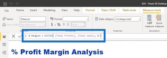 使用 DAX 在 LuckyTemplates 中計算百分比保證金