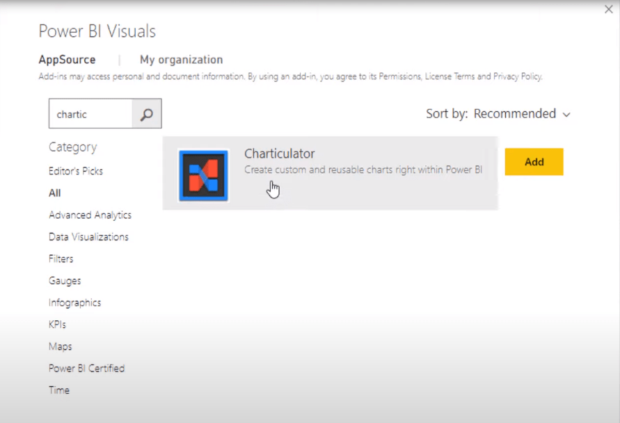 LuckyTemplates Desktop 更新：Charticulator 視覺對象