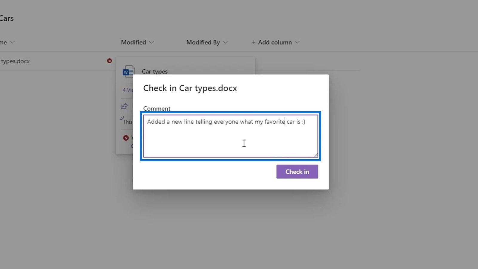 簽出和簽入 SharePoint 文件
