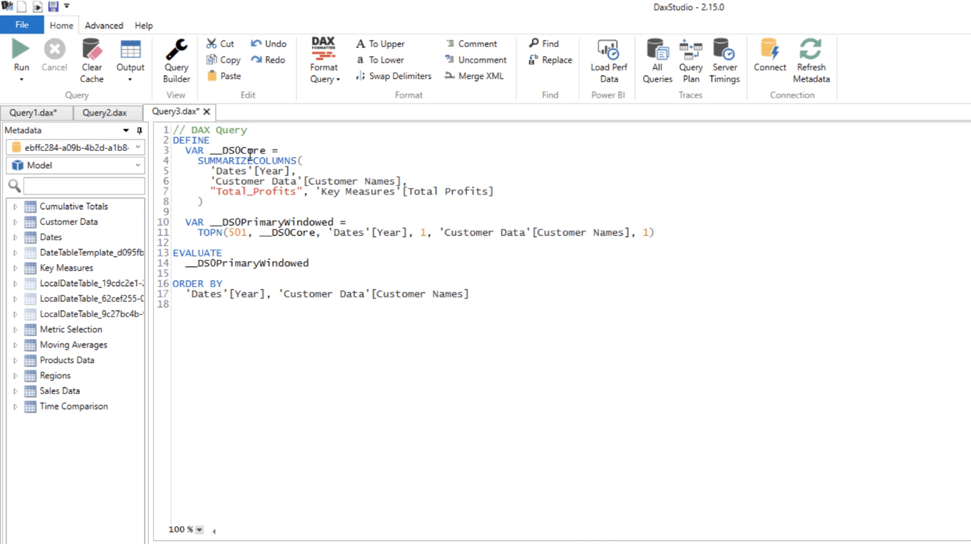 如何將數據集導入 Report Builder
