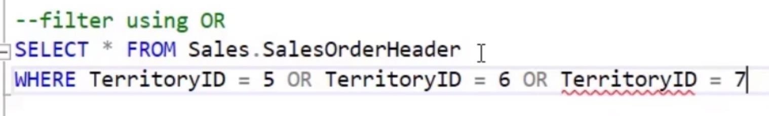データをフィルタリングするための SQL WHERE 句