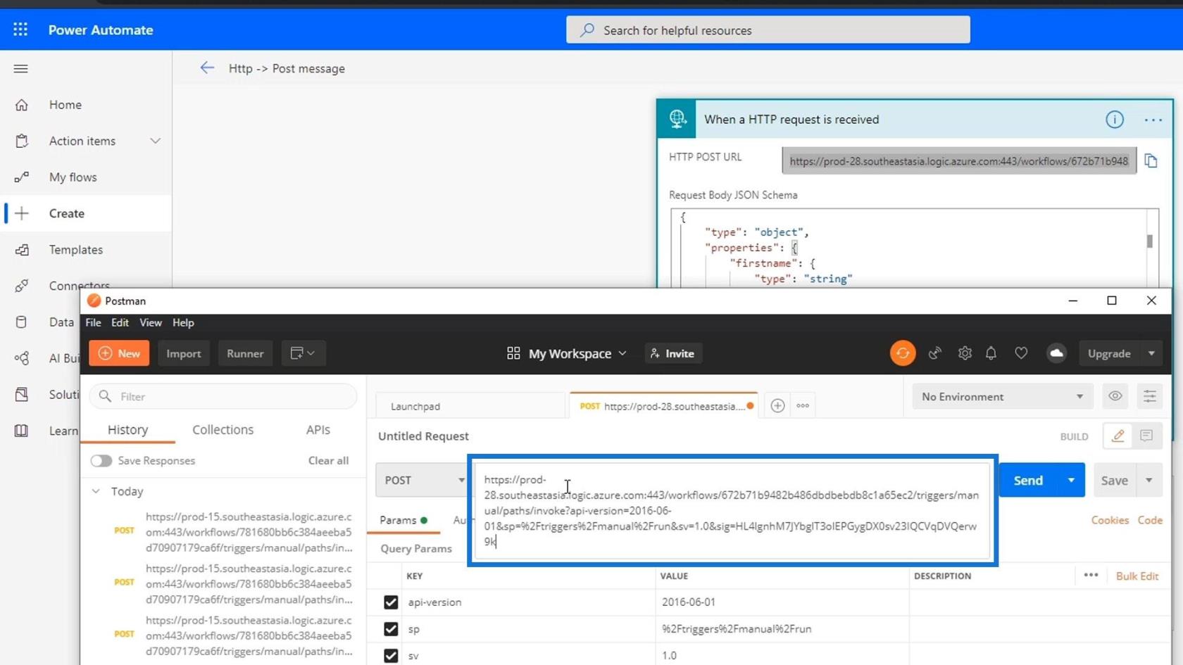 Microsoft Flow HTTP トリガー |  Power Automate のチュートリアル