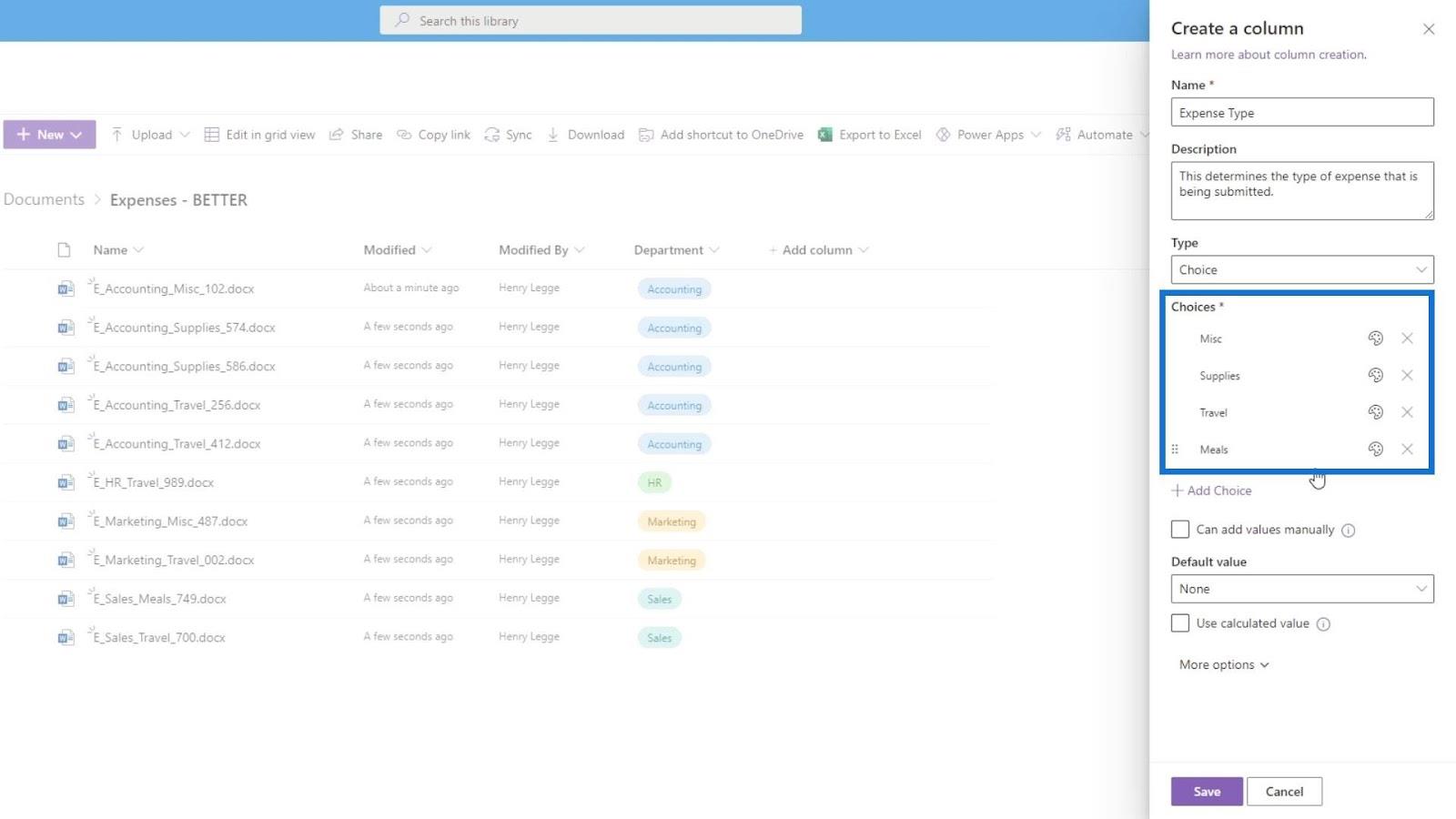 Agregar metadatos en SharePoint usando columnas Agregar metadatos en SharePoint usando columnas