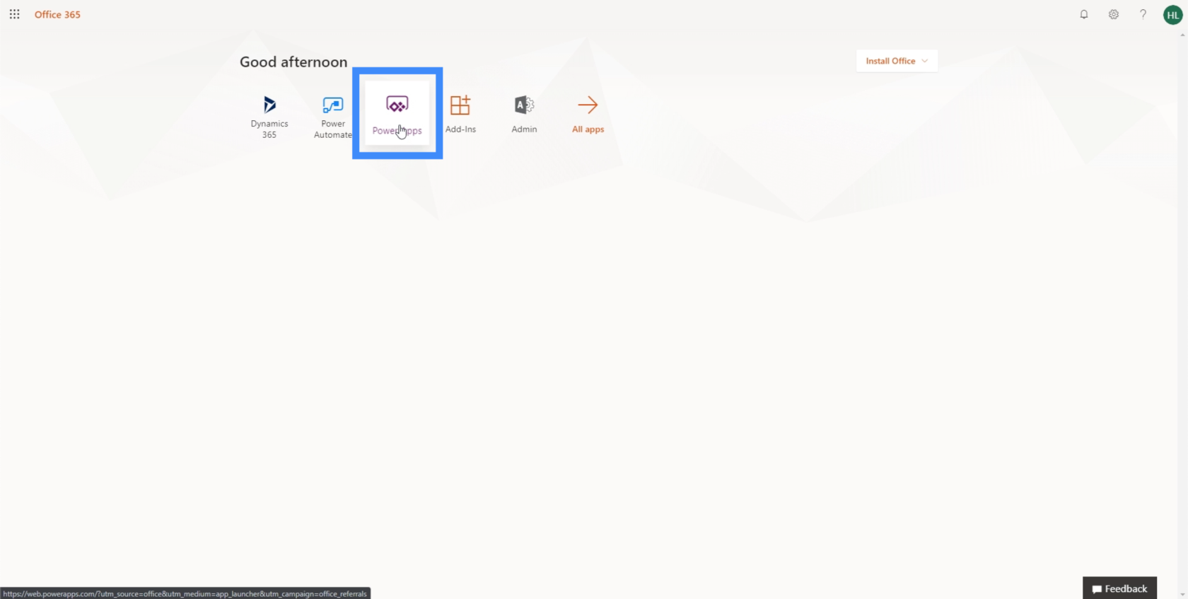 發布 PowerApps 應用程序和更改屏幕順序