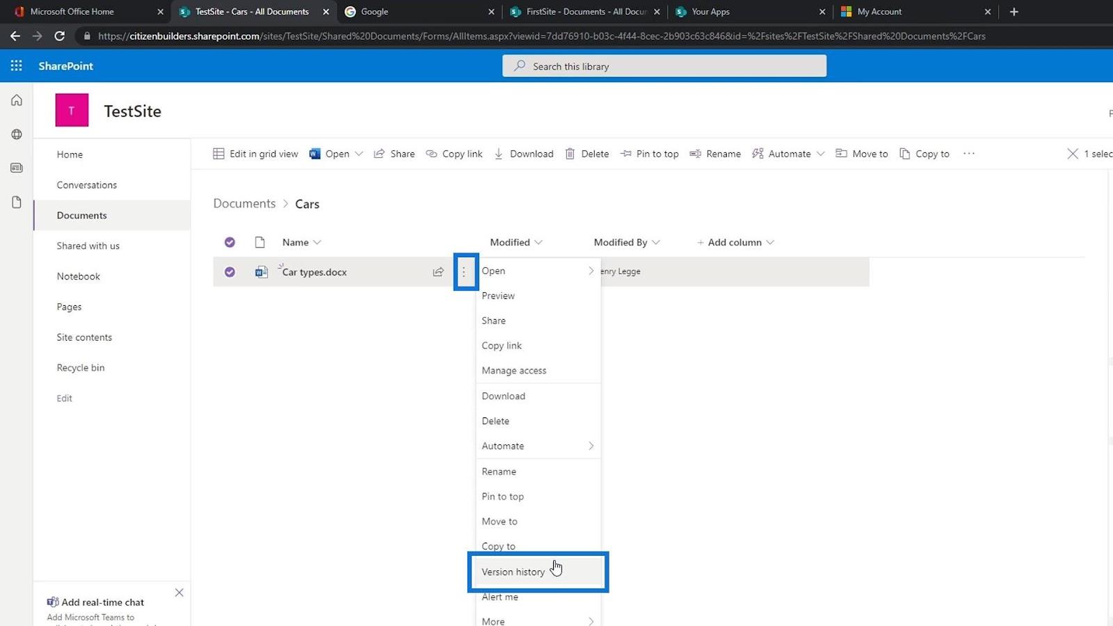 簽出和簽入 SharePoint 文件