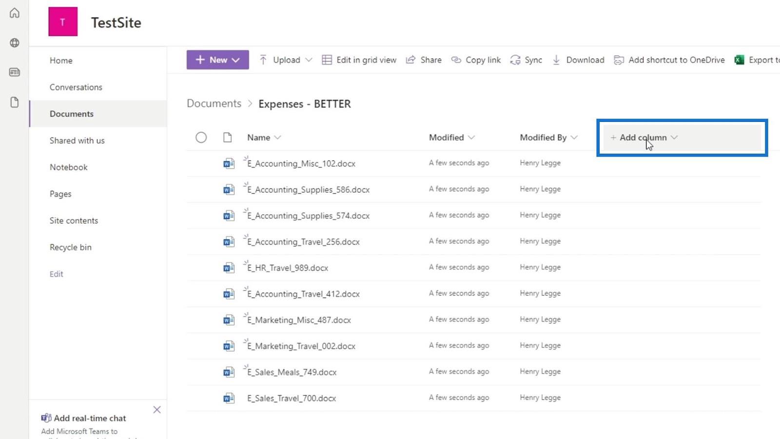 Agregar metadatos en SharePoint usando columnas Agregar metadatos en SharePoint usando columnas