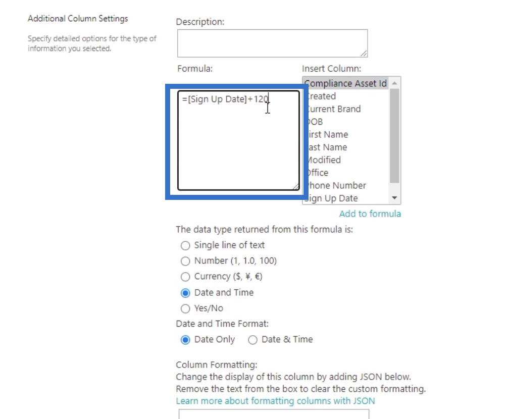 SharePoint の計算列 |  概要