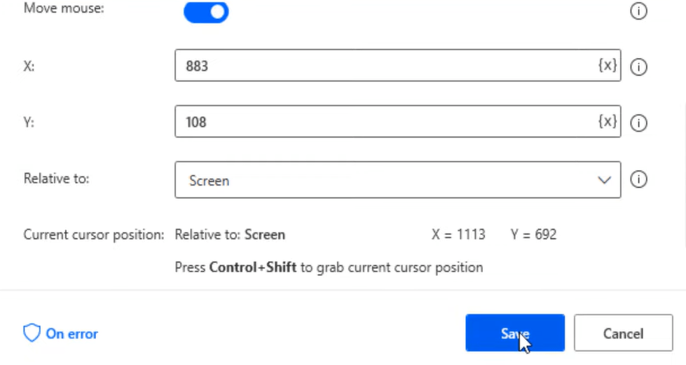 Power Automate Desktop : comment utiliser la fonction Envoyer un clic de souris