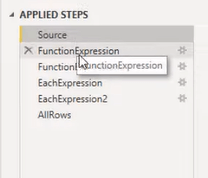 Power Query Each Expression：簡介
