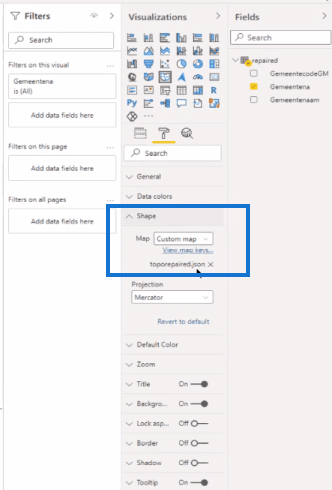 形状マップ LuckyTemplates – 作成および修復する方法
