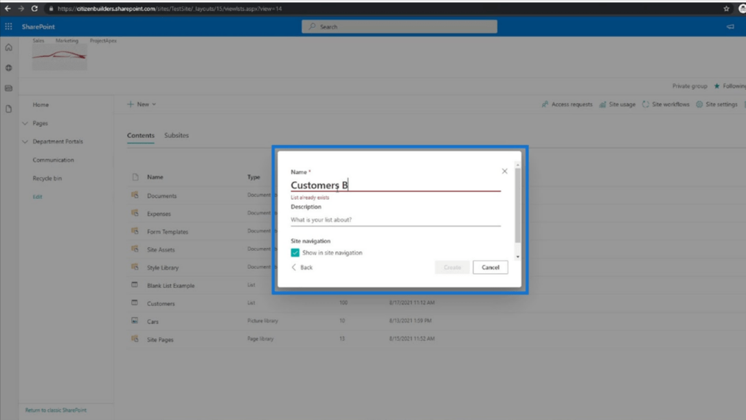 SharePoint 列表：概述