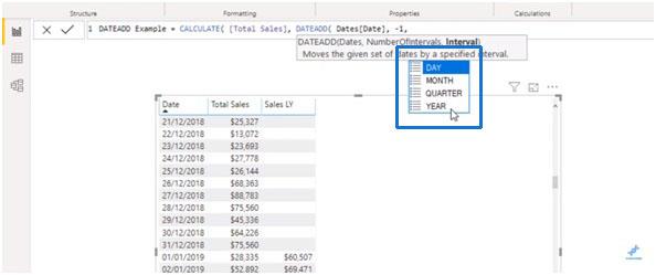 LuckyTemplates 時間函數：DATEADD 等