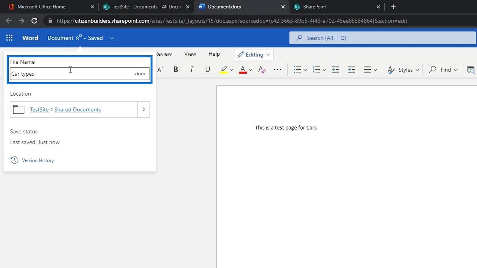 SharePoint 文檔庫 |  初學者教程