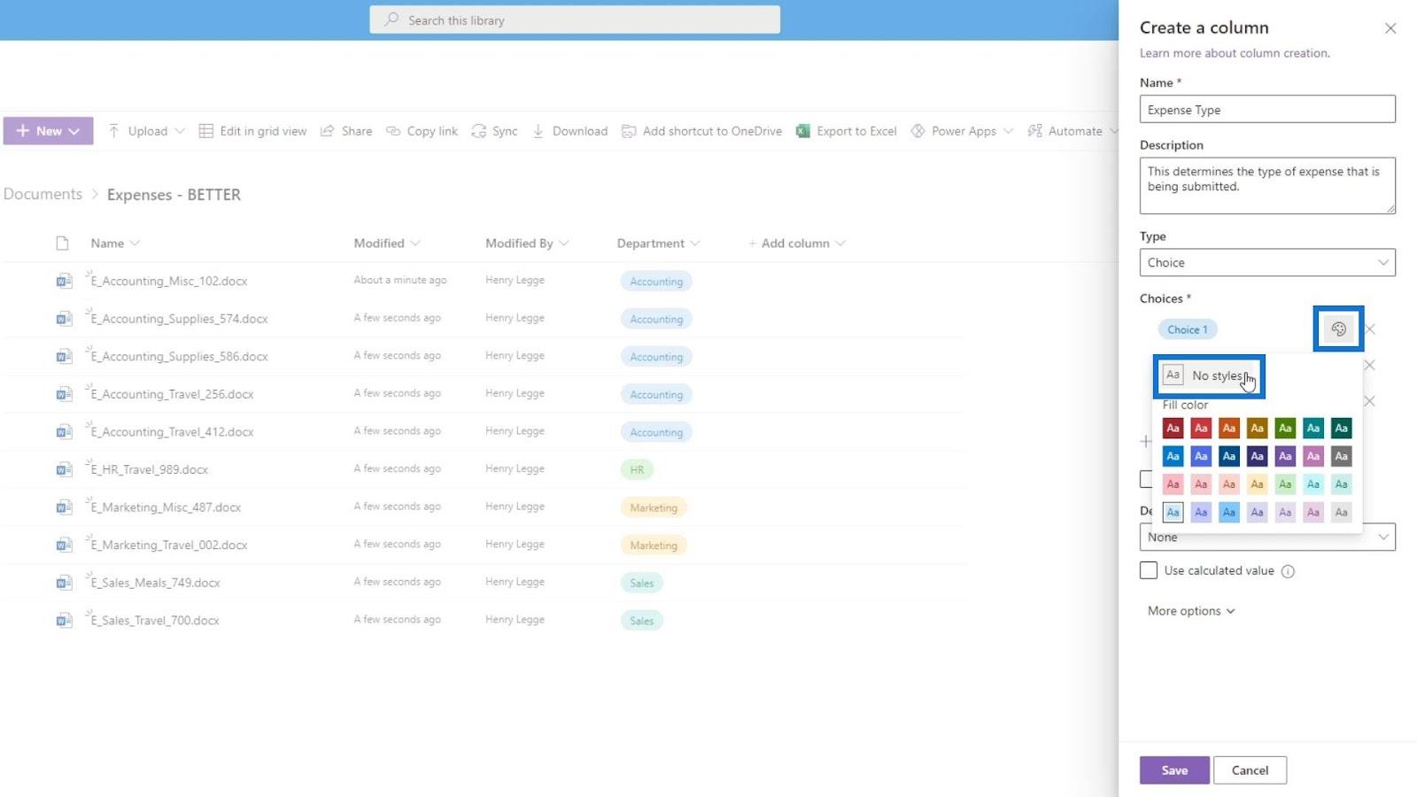 Agregar metadatos en SharePoint usando columnas Agregar metadatos en SharePoint usando columnas