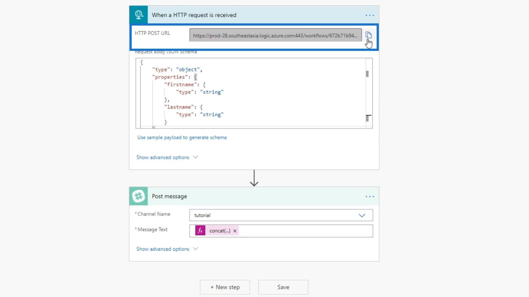 Microsoft Flow HTTP トリガー |  Power Automate のチュートリアル